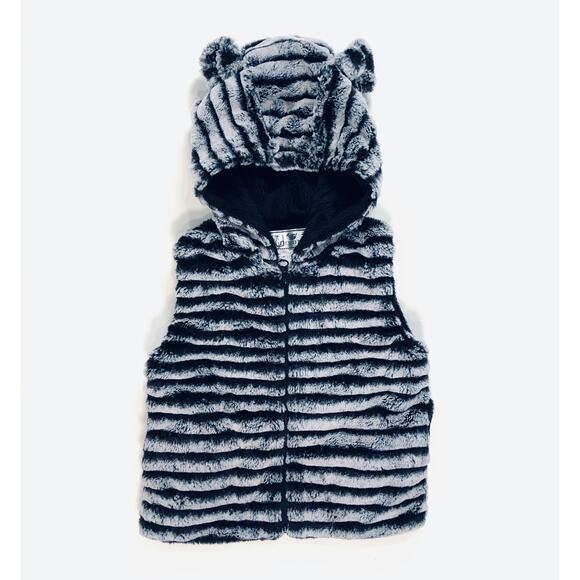 WIDGEON KIDS FAUX FUR VEST SIZE 3 - Picture 1 of 2